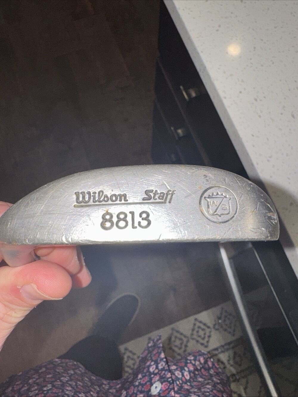 WILSON Staff 8813 Heel Shaft Blade Putter Head Speed Steel Original Wrap Grip RH